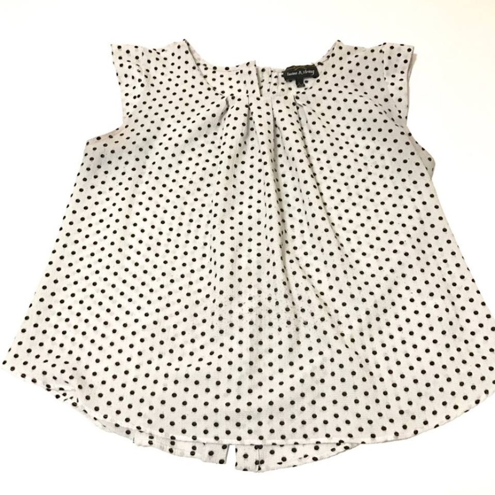 Dotted Twine & String Blouse